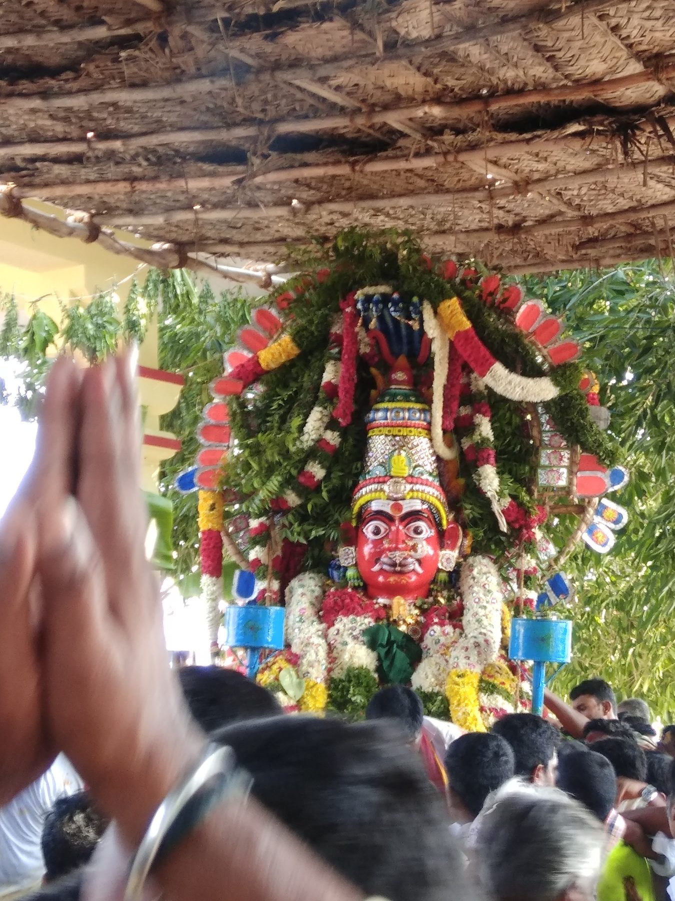 Local festival celebration in Kuppam